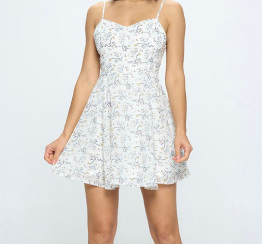 Floral Print Mini Dress